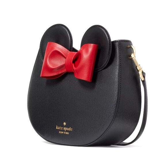 New Disney X Kate Spade New York Minnie 3d Crossbody Black Multi - Picture 2 of 5